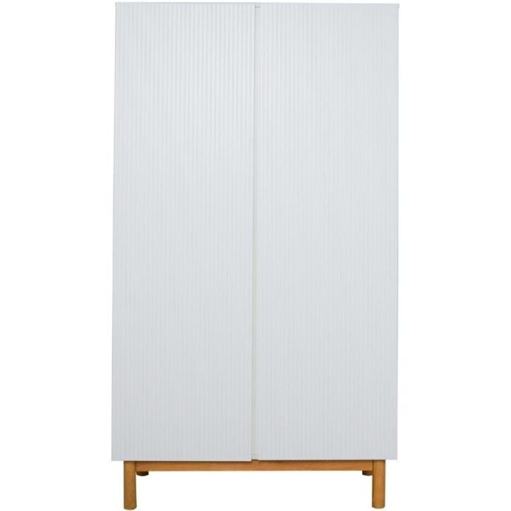 Bílá lakovaná dětská skříň Quax Mood 196 x 110 cm