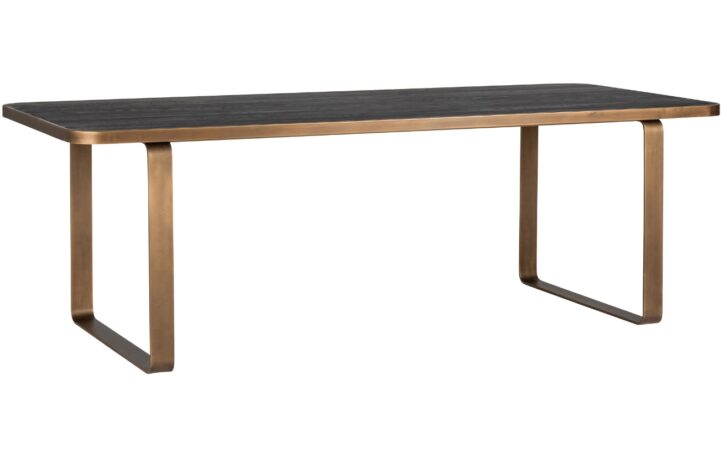 Černý dubový jídelní stůl Richmond Hunter 230 x 95 cm