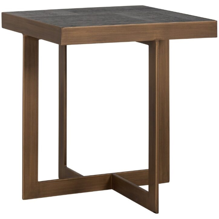 Černý dubový odkládací stolek Richmond Cambon 50 x 50 cm