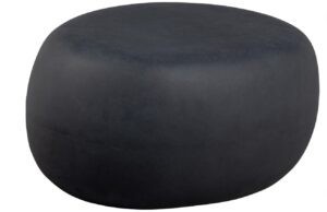 Hoorns Černý betonový konferenční stolek Peblo 65 x 49 cm