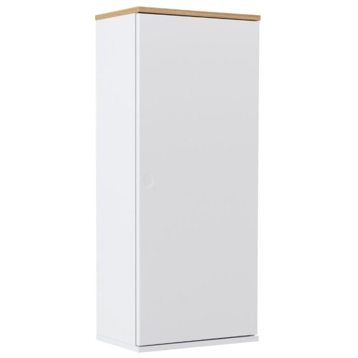 Matně bílá lakovaná nástěnná skříňka Tenzo Dot 40 x 43 cm