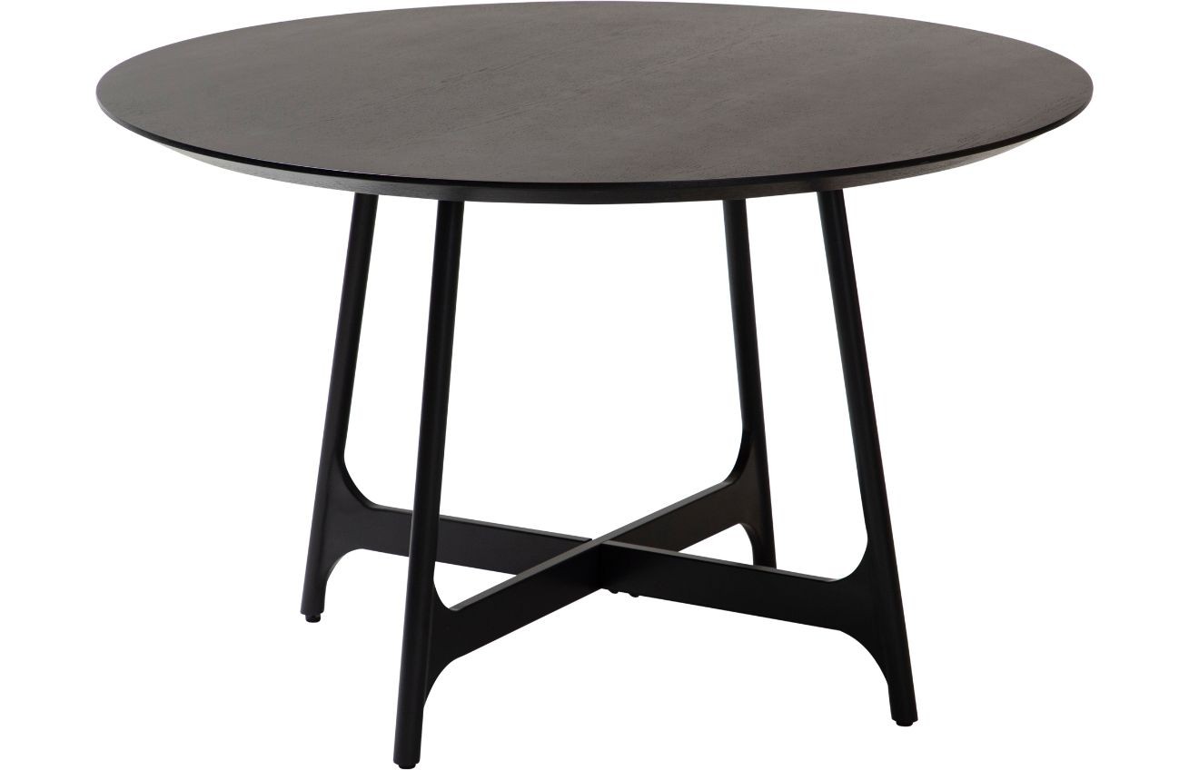 ​​​​​Dan-Form Černý dřevěný jídelní stůl DAN-FORM Ooid 120 cm