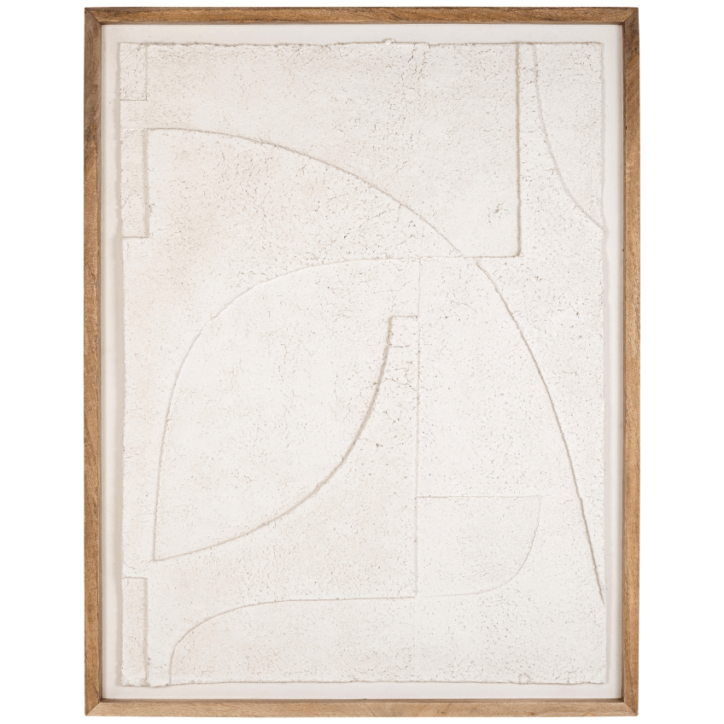 Bílý abstraktní obraz Richmond Loa 126