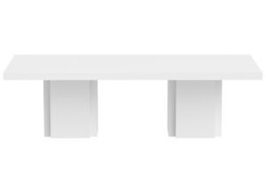 Bílý jídelní stůl TEMAHOME Dusk 262 x 130 cm