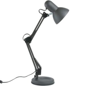 Černá kovová stolní lampa Holly